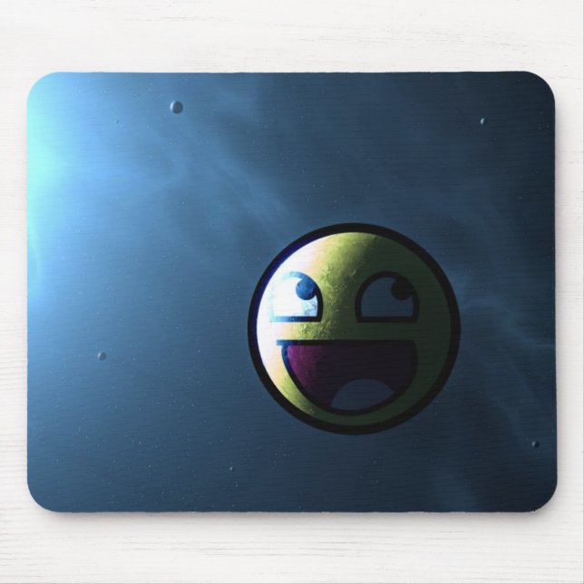 Awesome face mouse mat (Front)