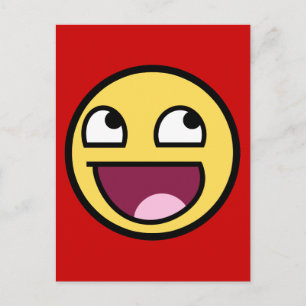 Awesome Face Postcard