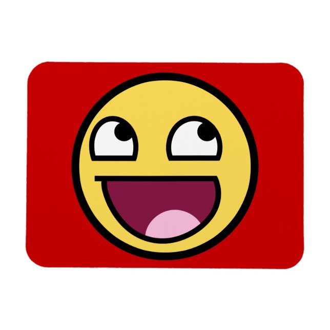 Awesome Face Premium Magnet (Horizontal)