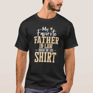 Awesome Father in Law Birthday Son Daught in Law T-Shirt