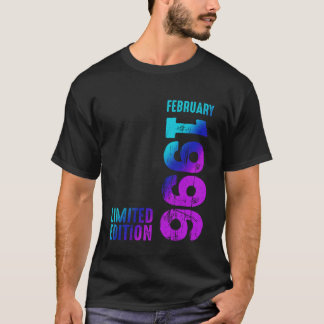 Awesome February 1996 Since 1996 Vintage 1996 Retr T-Shirt