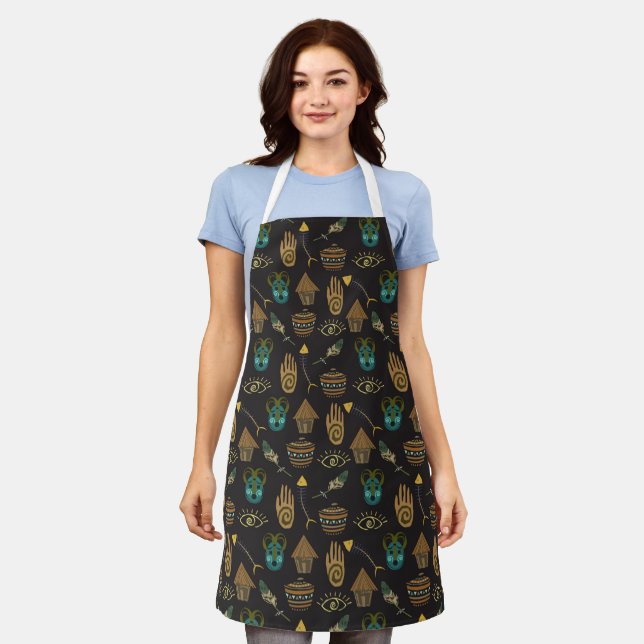 Awesome Floral Pattern Apron (Worn)