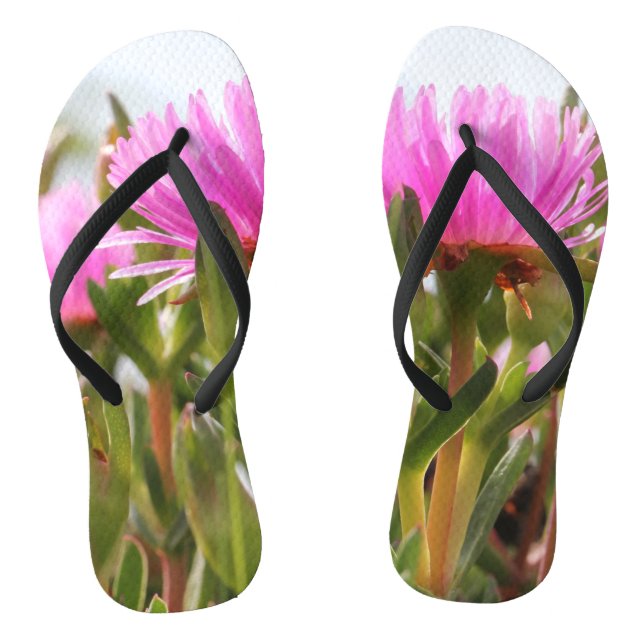 Awesome Flowers Blooming Flip Flops (Footbed)