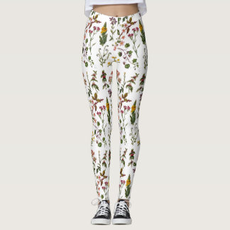 Awesome flowery botanical leggings