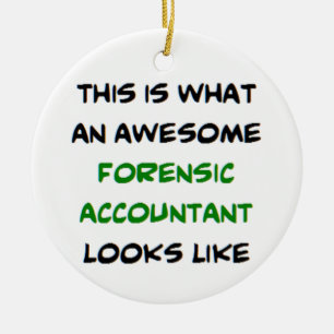 awesome forensic accountant coffee mug trucker hat ceramic tree decoration