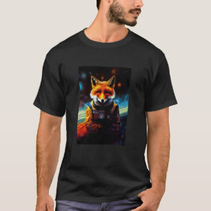 Awesome Fox Astronaut Cosmonaut Astronomy Fox T-Shirt