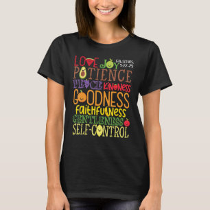 Awesome Galatians Fruit Of The Spirit Religious Ve T-Shirt