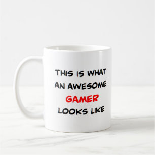 awesome gamer coffee mug