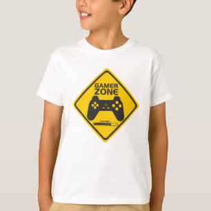 Awesome Gamer Zone   Videogame Controller T-Shirt