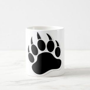 Awesome Gay Bear claw B&W 3D effect Coffee Mug