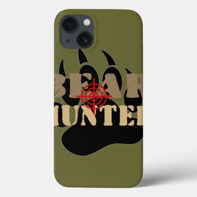 Awesome Gay Bear Pride Bear Hunter Bear Paw Case-Mate iPhone Case (Back)