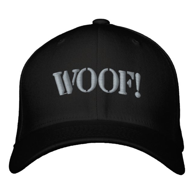 Awesome Gay Bears Pride WOOF! Embroidered Hat (Front)