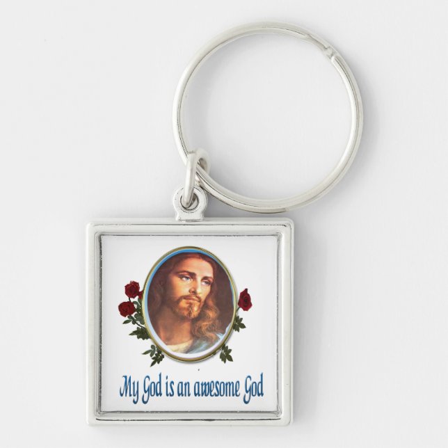 Awesome God Key Ring (Front)