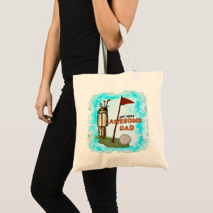 Awesome Golf Dad  Tote Bag
