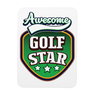 Awesome Golf Star Magnet
