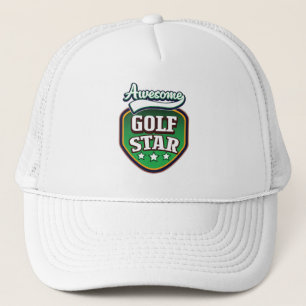 Awesome Golf Star  Trucker Hat