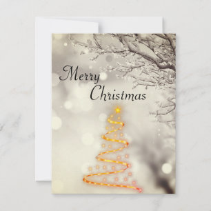 Awesome, Gorgeous Beautiful Sparkly Holiday Card