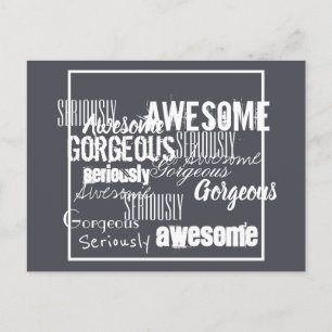 Awesome Gorgeous Inspiration Motivation Postcard