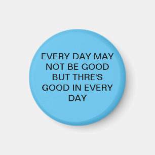 Awesome Gorgeous Sweet Blue With Text Magnet