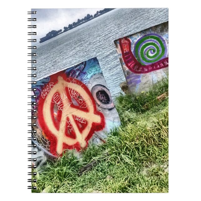 Awesome Graffiti Art in Berkeley California Notebook (Front)