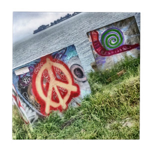 Awesome Graffiti Art in Berkeley California Tile