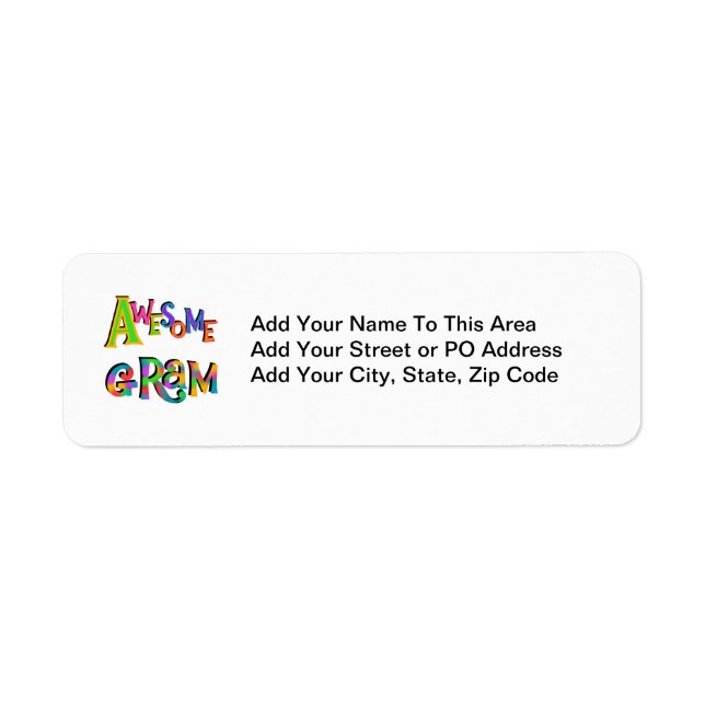 Awesome Gram T-shirts and Gifts (Front)