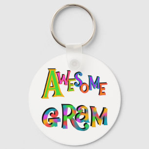 Awesome Gram T-shirts and Gifts Key Ring