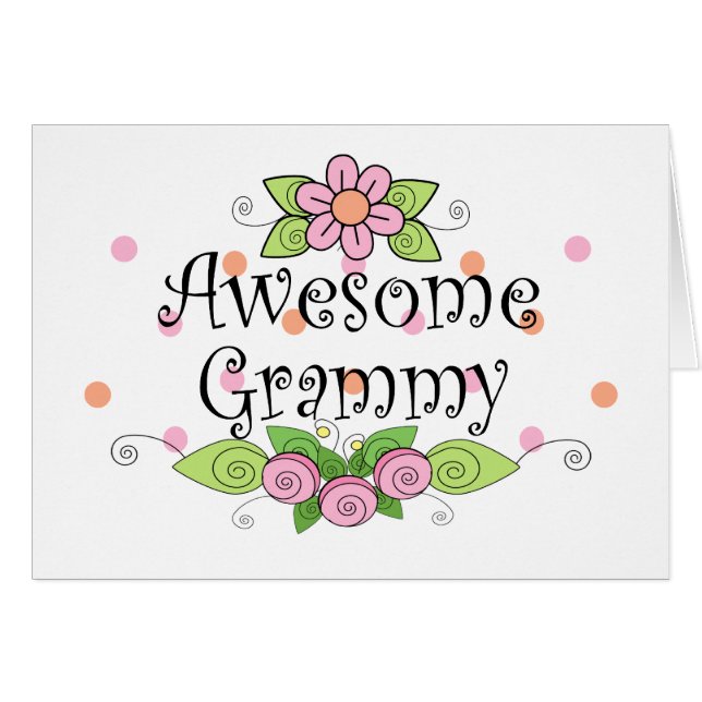 Awesome Grammy T-Shirt (Front Horizontal)