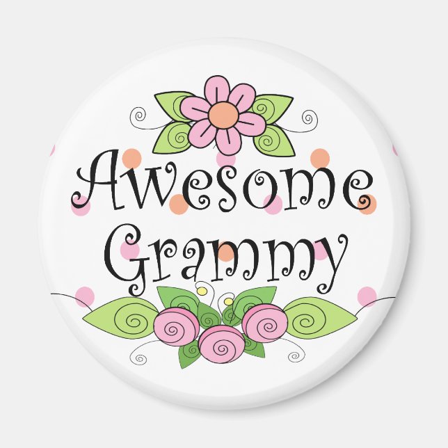 Awesome Grammy T-Shirt Magnet (Front)