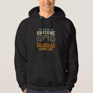 Awesome Granddad Looks Like This Granddaddy Father Hoodie