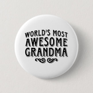 Awesome Grandma 6 Cm Round Badge