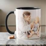 Awesome Grandma Since 20XX Simple Elegant Photo Mug<br><div class="desc">This simple and modern design is composed of serif and cursive typography and add a custom photo</div>