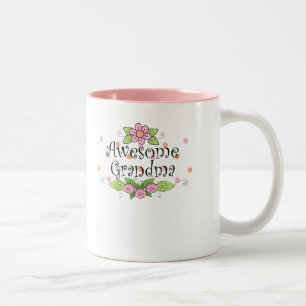Awesome Grandma T-Shirt Two-Tone Coffee Mug