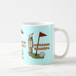 Awesome Grandpa Golf Coffee Mug