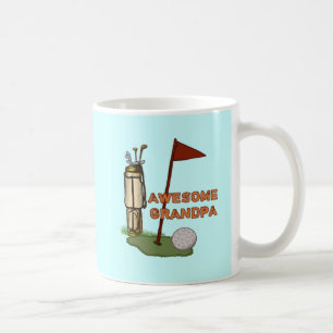 Awesome Grandpa Golf Coffee Mug