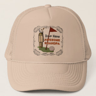 Awesome Grandpa Golf hat