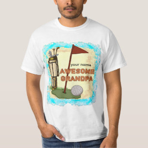 Awesome Grandpa Golf  T-Shirt