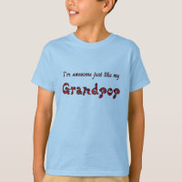 Awesome Grandpop Light Blue