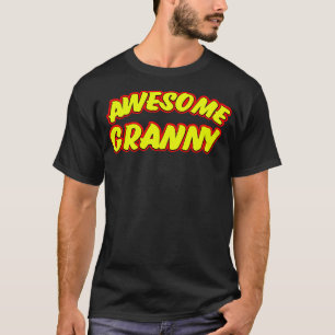 Awesome Granny cartoon T-Shirt