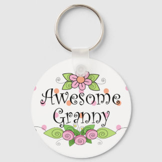 Awesome Granny T-Shirt Key Ring