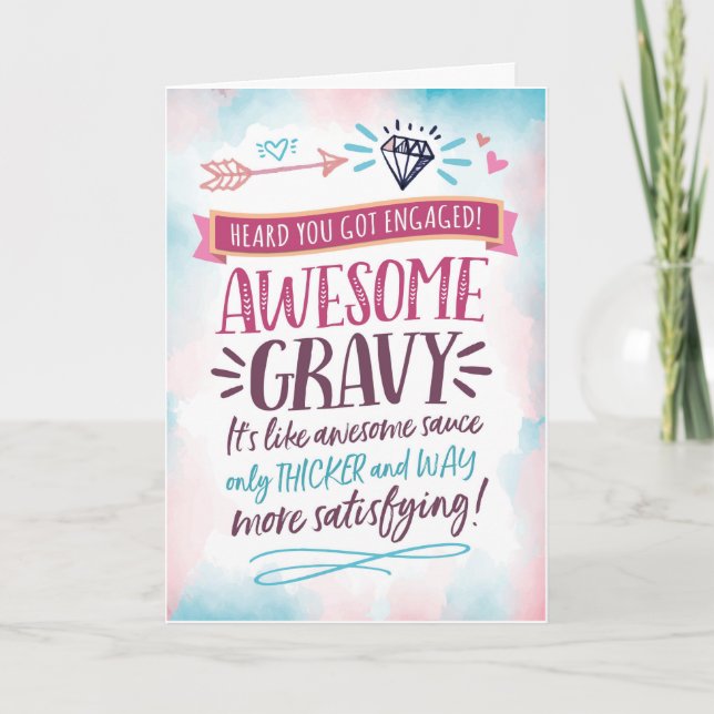 AWESOME GRAVY! Like Awesome Sauce but Better! Card (Front)