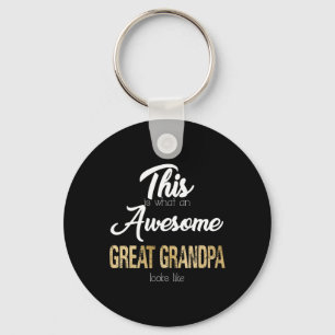 Awesome Great Grandpa Special Great Grandpa  Key Ring