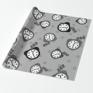 Awesome grey birthday party wrapping paper