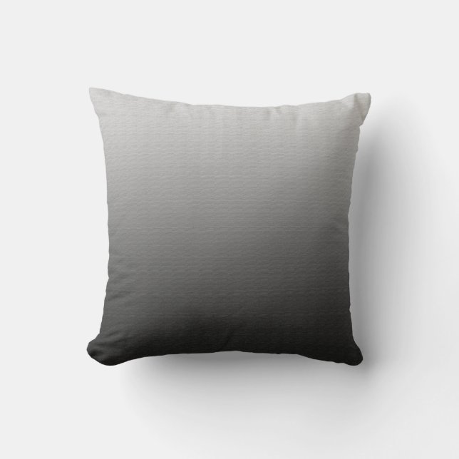 Awesome Grey Ombre pillow (Front)