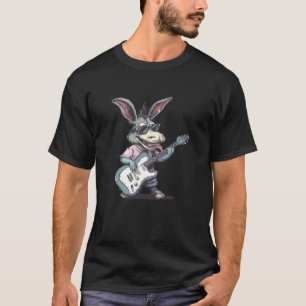 Awesome Guitar Donkey Outfit for Donkeys and Horse T-Shirt