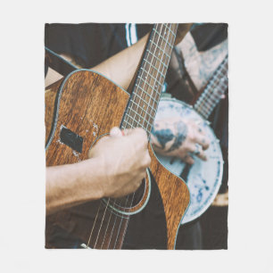 Awesome Guitar Fleece Blanket