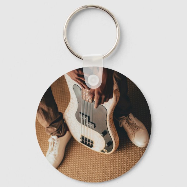 Awesome Guitar Key Ring (Front)