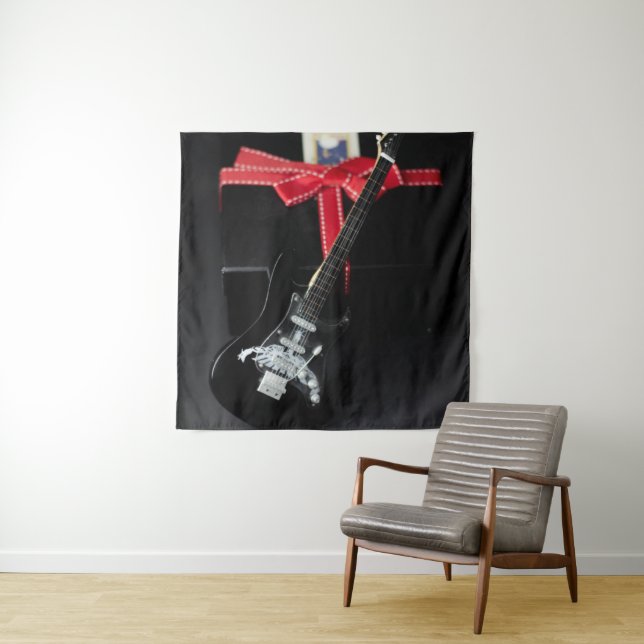 Awesome Guitar Tapestry (In Situ)