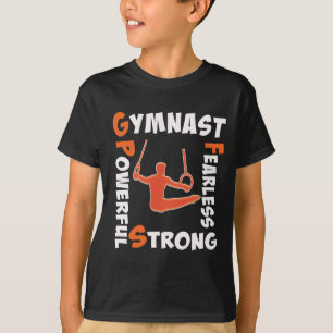 Awesome Gymnastics Boy Gymnast power strength T-Shirt