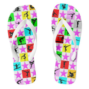 AWESOME GYMNASTICS CHAMPION FLIP FLOPS